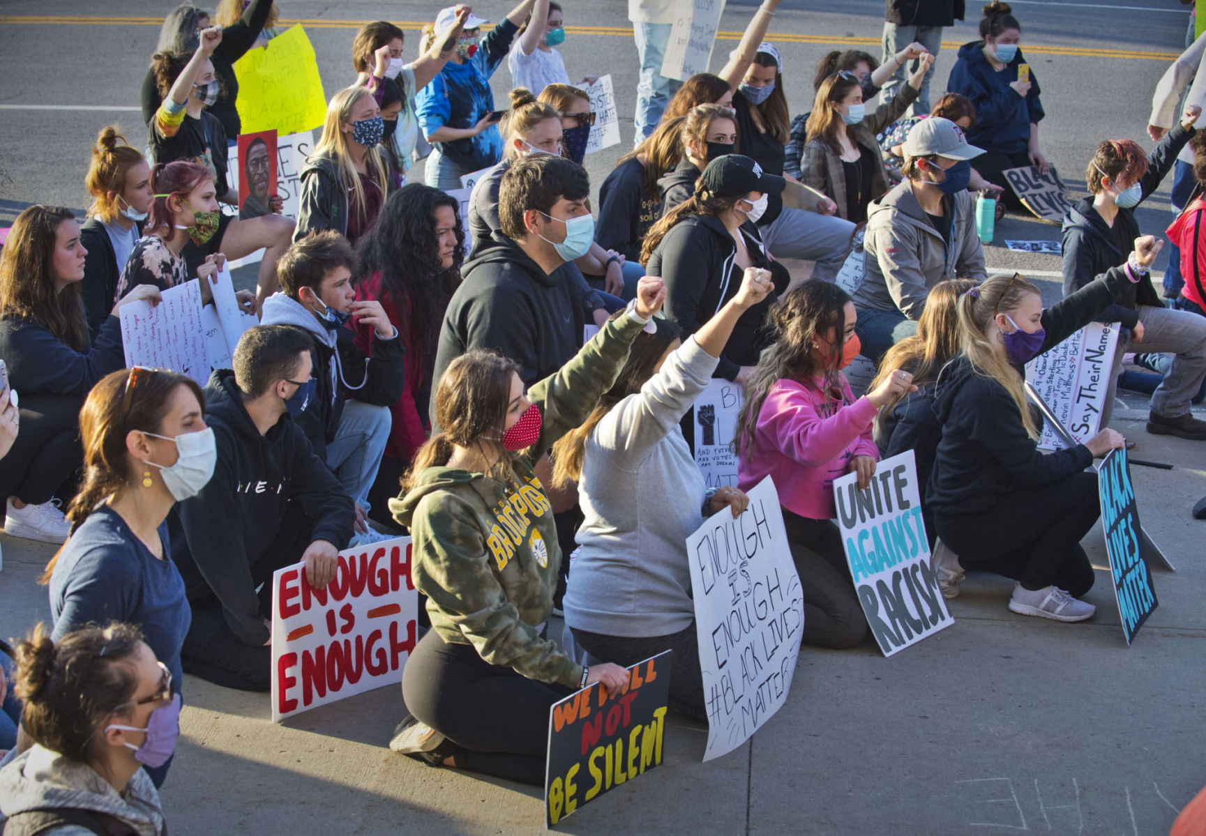 Potsdam peacefully protests Floyd killing